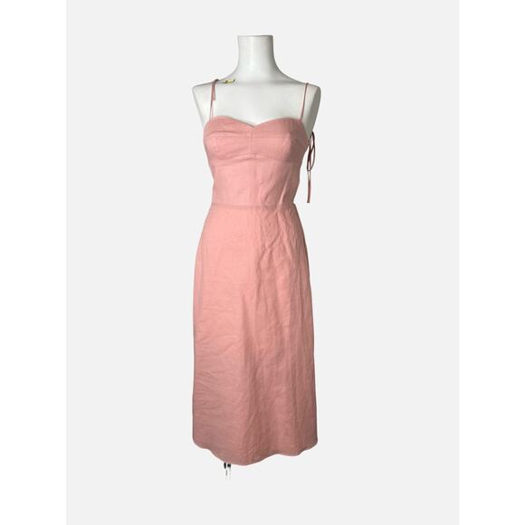 Amanda Uprichard X REVOLVE Cava Midi Dress in Blush S - Picture 3 of 11